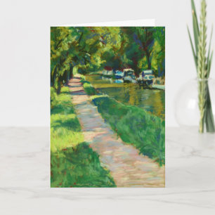 Cartão Fine Art Card - Canal Towpath