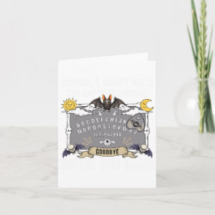 Cartão Fingir que sou uma fantasia de Halloween preguiços