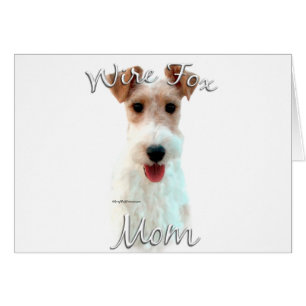 Cartão Fio Fox Terrier Mãe 2