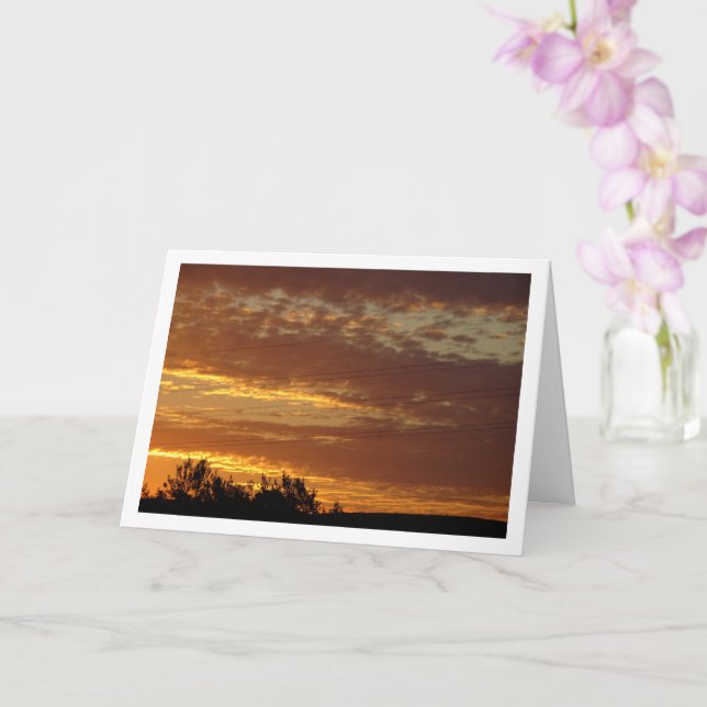 Cartão Fios no céu (Orquídea)