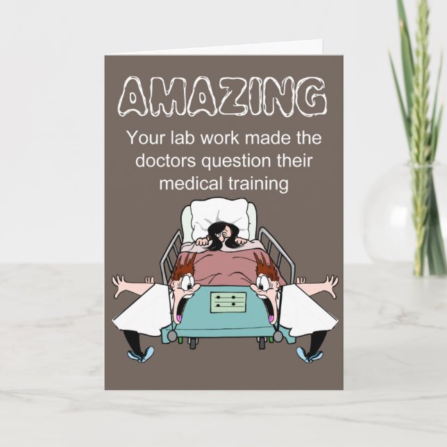 Cartão Fique bem chocado (Frente)