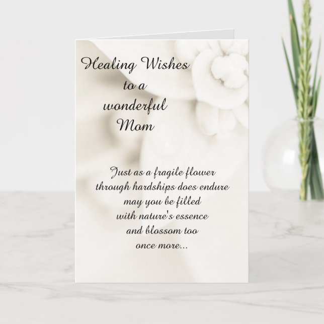 Cartão Fique bem, mãe (Frente)