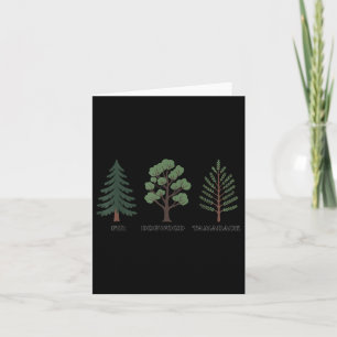 Cartão Fir Dogwood Tamarack Nature Lover