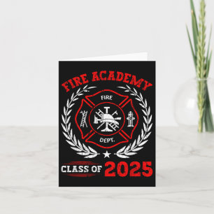 Cartão Fire Academy Cl De Graduação 2025 Futura Luta Cont