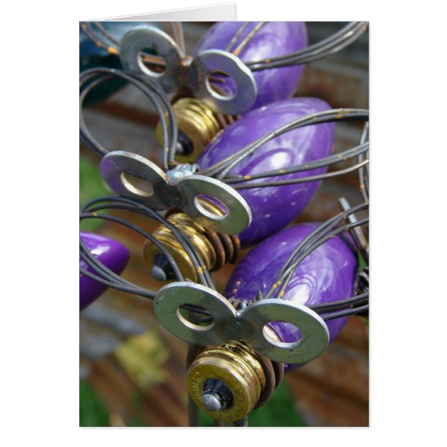 Cartão Fireflys roxos (Frente)