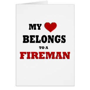 Cartão Fireman Love