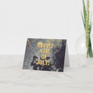 Cartão Fireworks 19 4 de julho