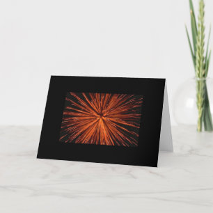 Cartão Fireworks Designer Greeting Card