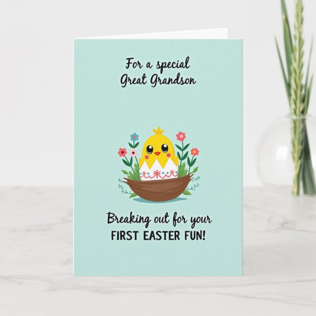 Cartão First Easter Fun Special Card (Frente)