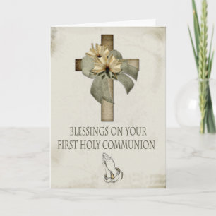 Cartão First Holy Communion
