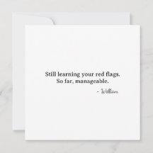 First Valentine Fox Cupid - manageable red flags