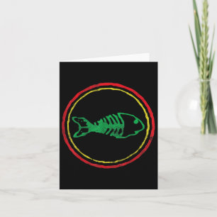 Cartão Fishbones Ska Punk Mens Mães Dia de os pais