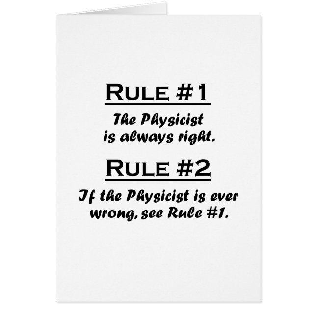 Cartão Físico da regra (Frente)