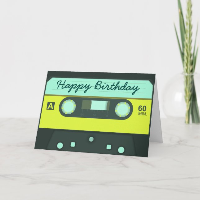Cartão Fita Cassete (Frente)