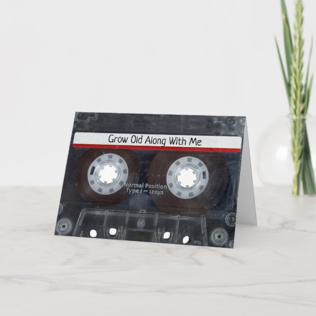 Cartão Fita Cassette do Aniversário (Frente)