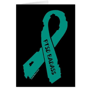 Cartão Fita rasgada/Badass...PTSD