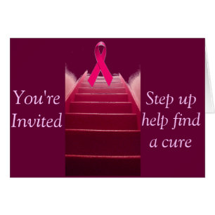 Cartão Fita Rosa da Esperança