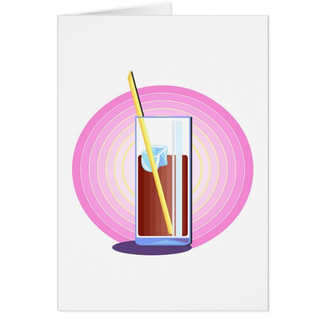 Cartão Fizzy Soda Beber (Frente)