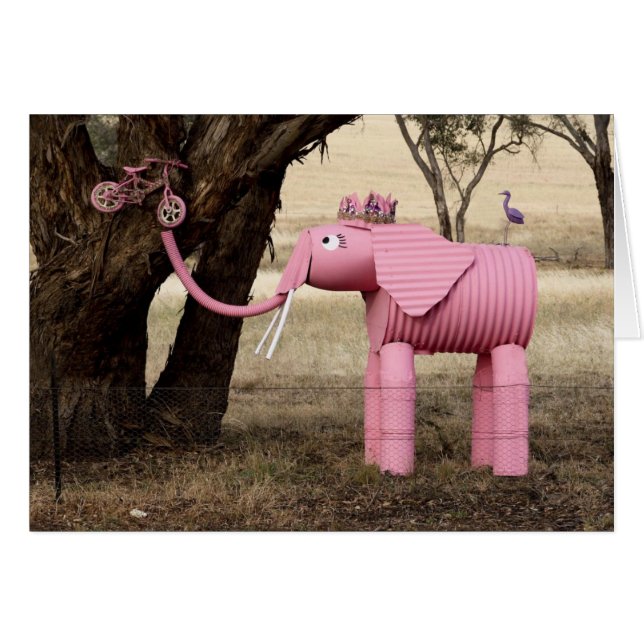Cartão Fizzy The Elephant (Frente Horizontal)