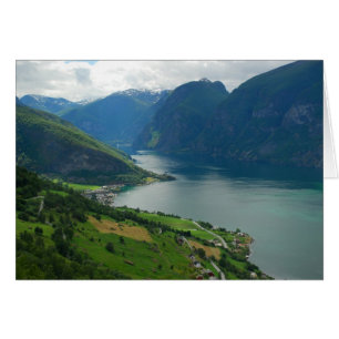 Cartão Fjord Norueguês