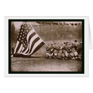 Cartão Flag Ebbets Park Baseball 1914