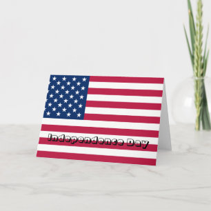Cartão FLAG_USA, Dia da Independência