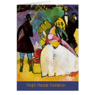 Cartão Flambeau no Mardi Gras Parade Invite, edite texto