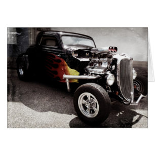 Cartão Flames Hot Rod