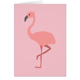 Cartão Flamingo