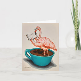 Cartão Flamingo Get Well card