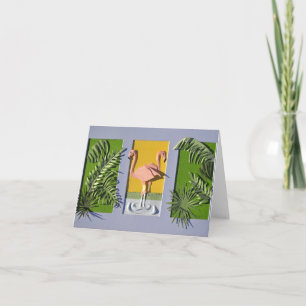 Cartão Flamingo Note Card