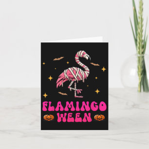 Cartão Flamingobetween Flamingo Mummy Halloween Scareen C