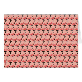 Cartão Flamingos notáveis