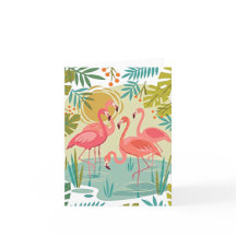 FLAMINGOS ROSA FICAM JUNTOS