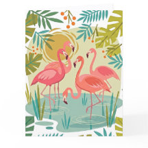 FLAMINGOS ROSAS FICAM JUNTOS