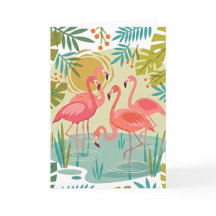 FLAMINGOS ROSAS FICAM JUNTOS