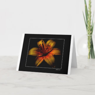 Cartão Flamming Passion Flower