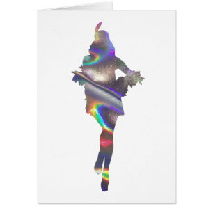 Cartão flaper holográfico