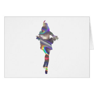 Cartão flaper holográfico