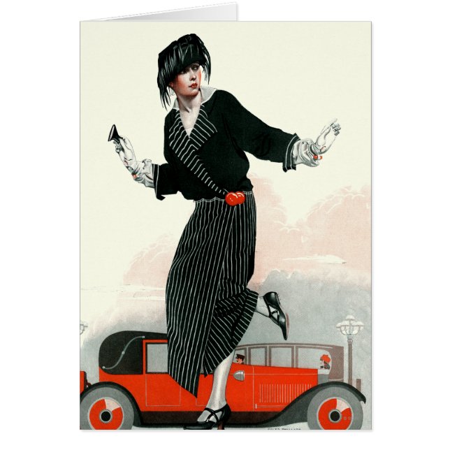Cartão Flapper e Roadster (Frente)