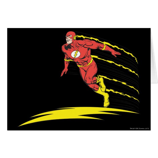 Cartão Flash Leaps à Esquerda (Frente Horizontal)