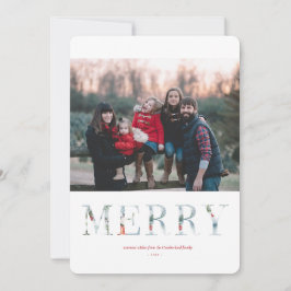 Cartão Flat de Feriado Wintry Wonderland