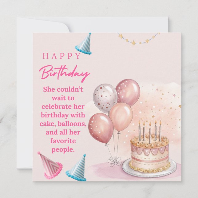 Cartão Flat Greetings card (Frente)