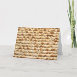 Cartão Flatbread do biscoito do Matzah