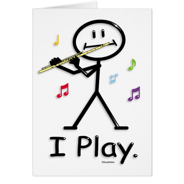 Cartão Flauta (Frente)