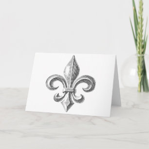 Cartão Fleur de Lis