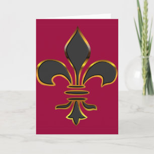 Cartão Fleur-de-lis