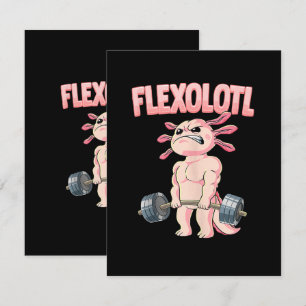 Cartão Flexolotl Axolote