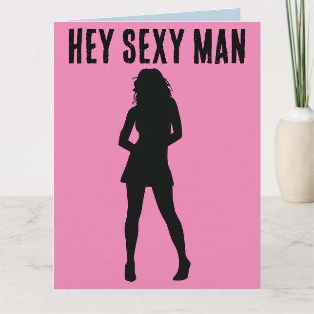 CARTÃO FLIRTY LIL SUJO HUSBAND NO ANIVERSÁRIO GRANDES CAR (Frente)