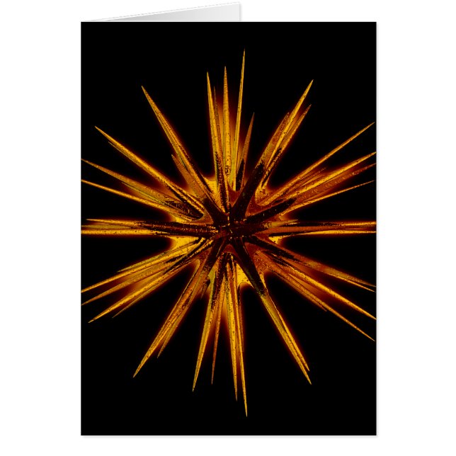 Cartão floco de fogo (Frente)